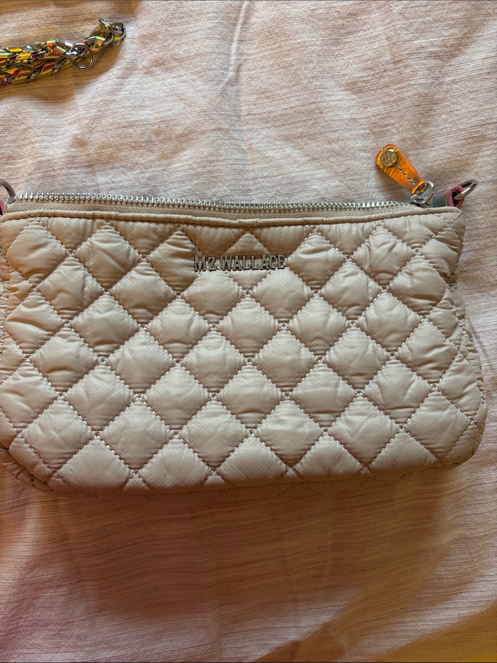 MZ Wallace Iridescent Duo Crossbody/Shoulder Bag - Picture 6 of 12